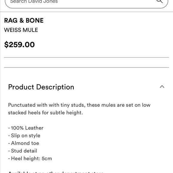 RAG & BONE Weiss Mule - Picture 3 of 12